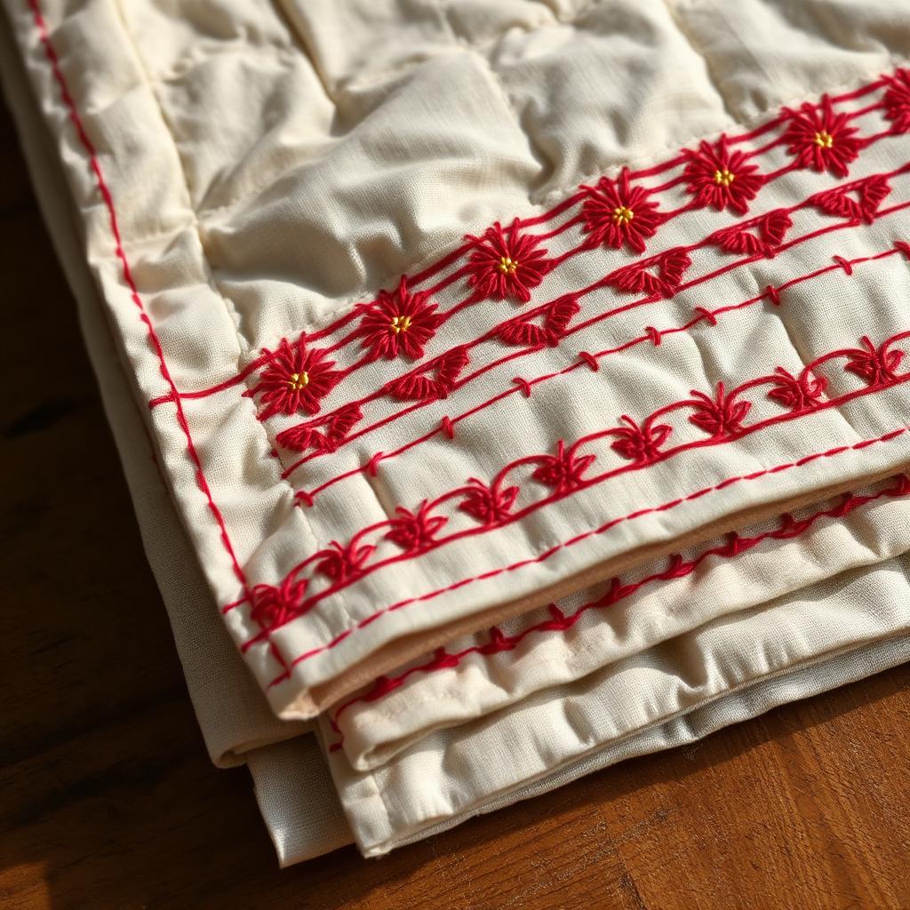 Embroidered Kantha Cloth